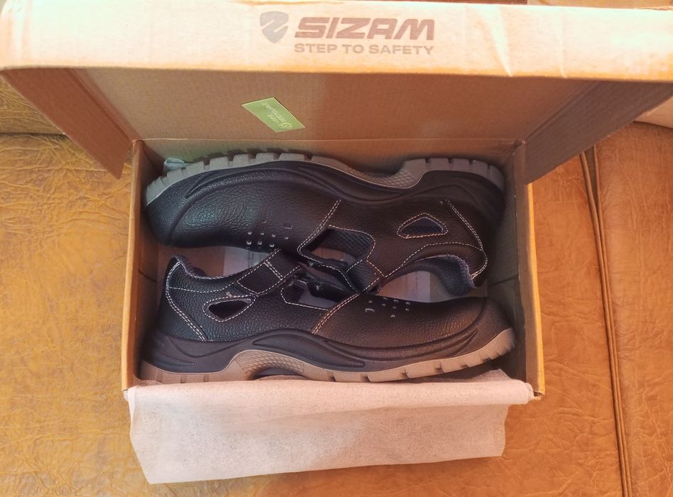 Нові робочі черевики, сандалі з натуральної шкіри, 45 розмір