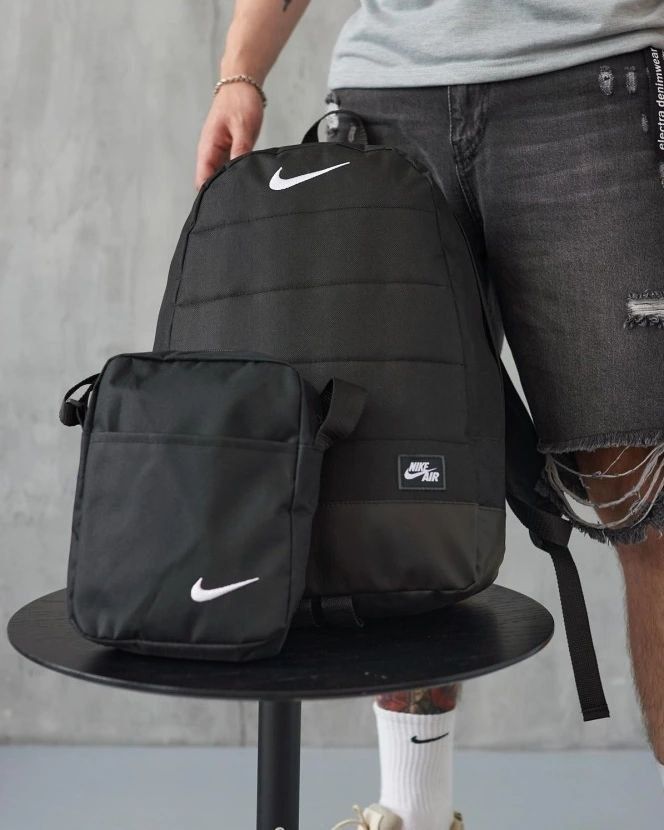 Рюкзак Матрац чорний + Барська Nike чорна