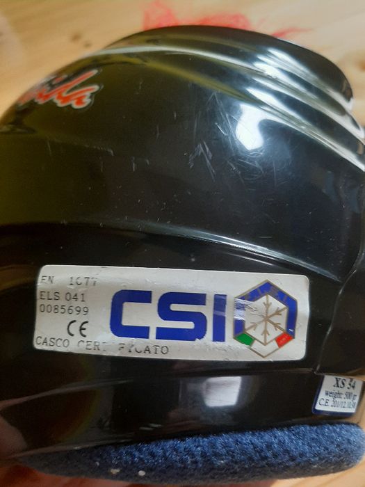 Kask narciarski dziecięcy XS r. 54 z atestem