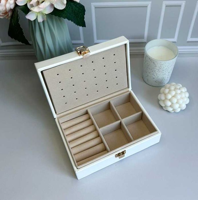 Шкатулка для прикрас 16,5х6х11,5 см Дорожній органайзер для біжутерії