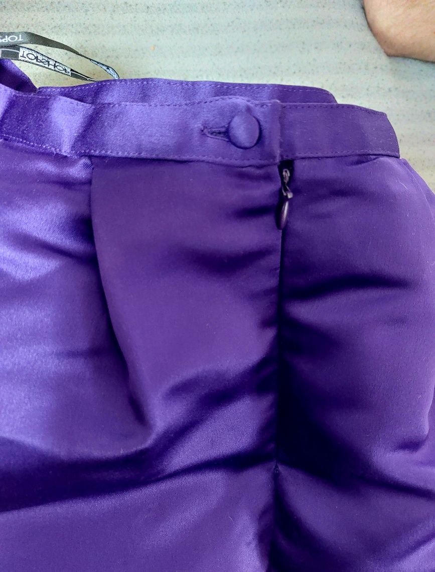 Spódnica mini r.42 Topshop fiolet