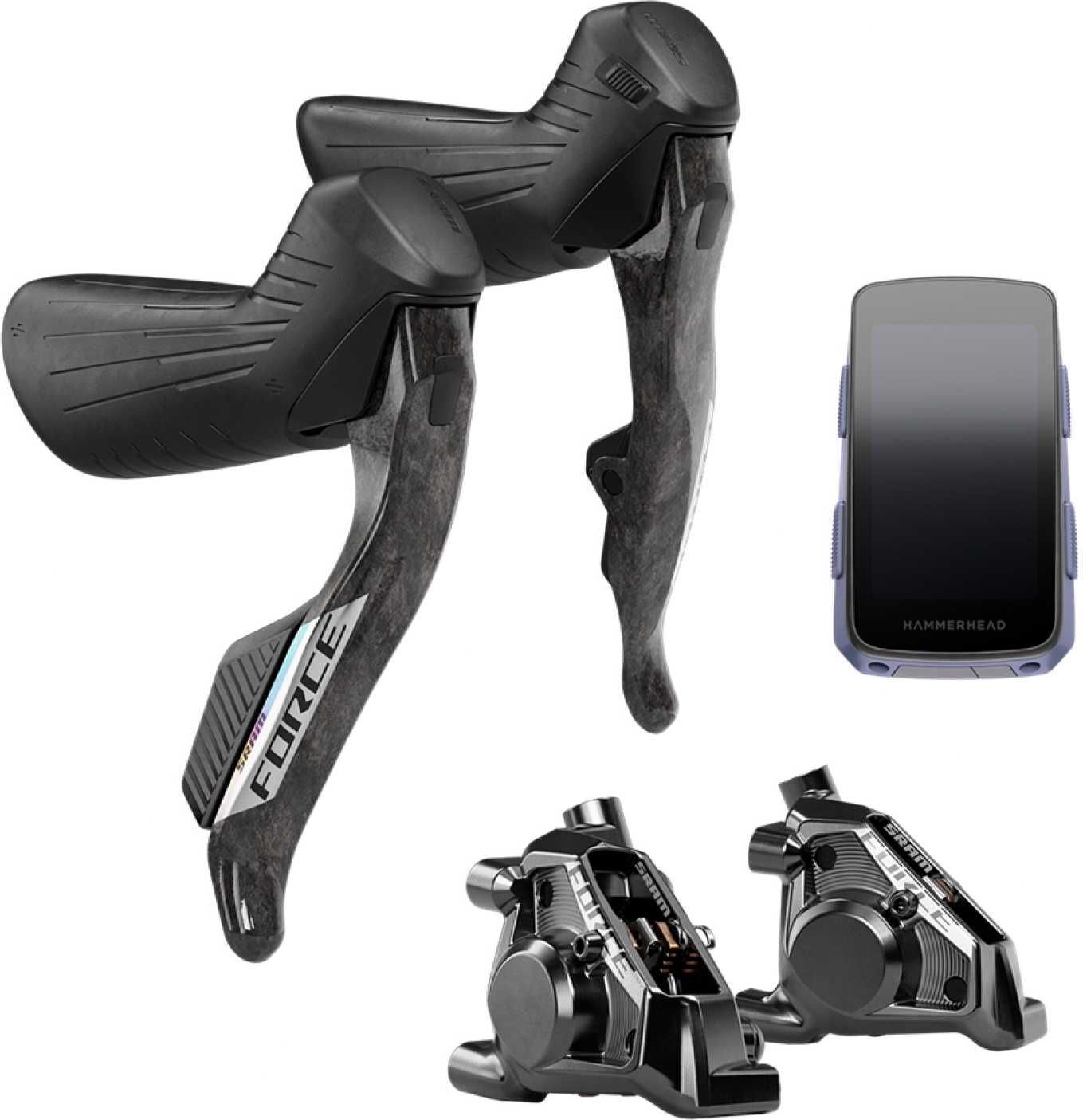 Hamulce SRAM Force AXS E1 Shift + Karoo