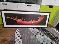 Dekoracja ścienna obraz  plakat w ramie ognista papryka 140x50 duży