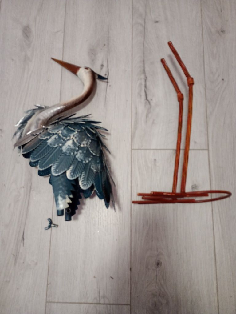 Żuraw Metalowy Ptak 60cm