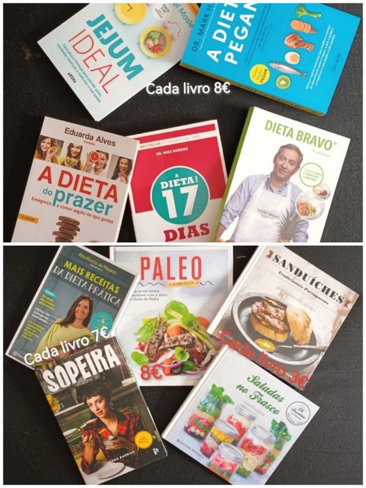 Portes grátis na compra de 2 -NOVOS A ESTREAR-Saúde,pedagogia, cozinha