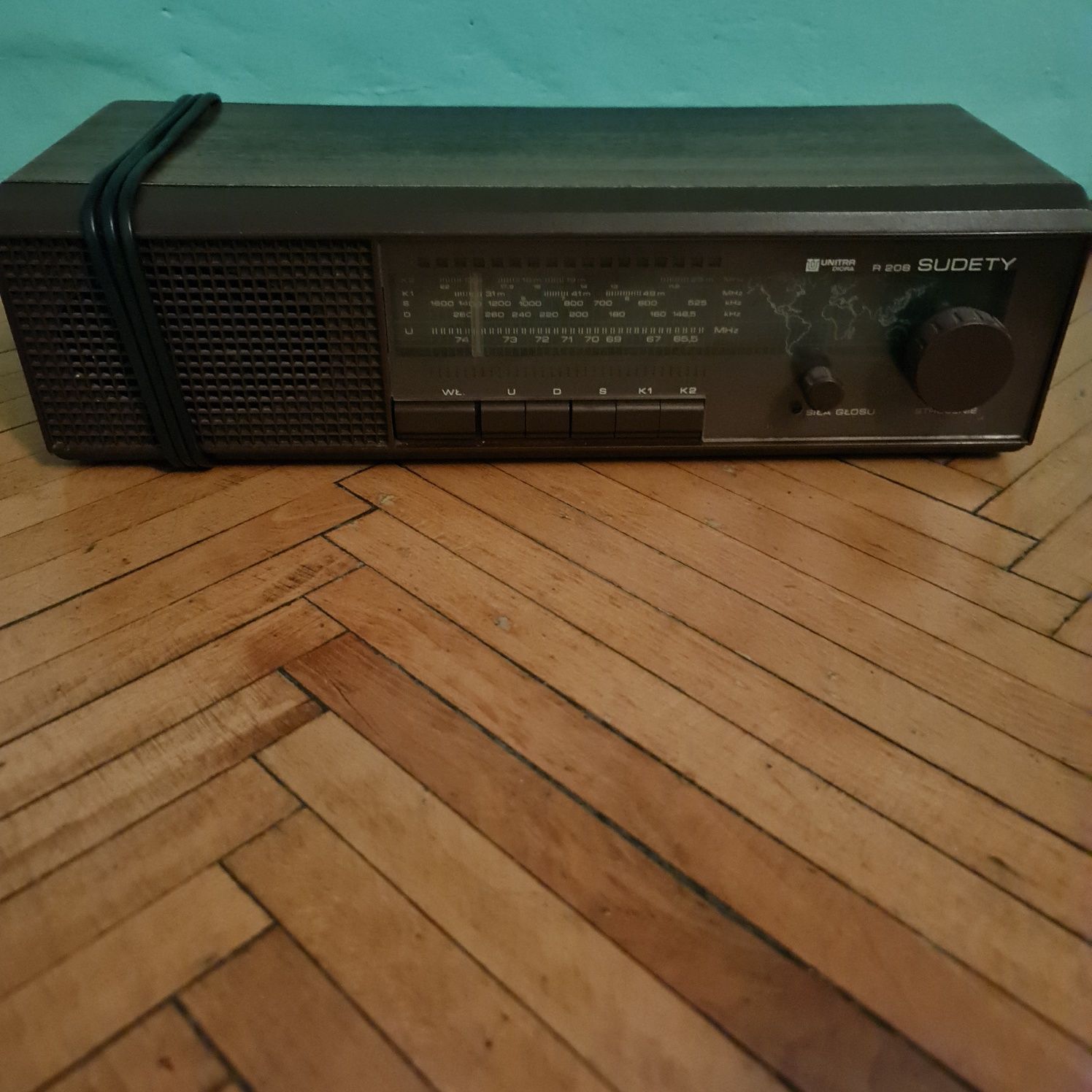 Rzutnik Ania, radio Unitra diora i gramofon zestaw