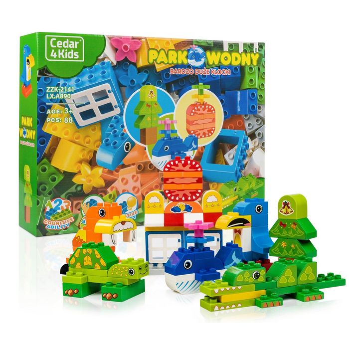 zestaw klocków: park wodny - cedar4kids