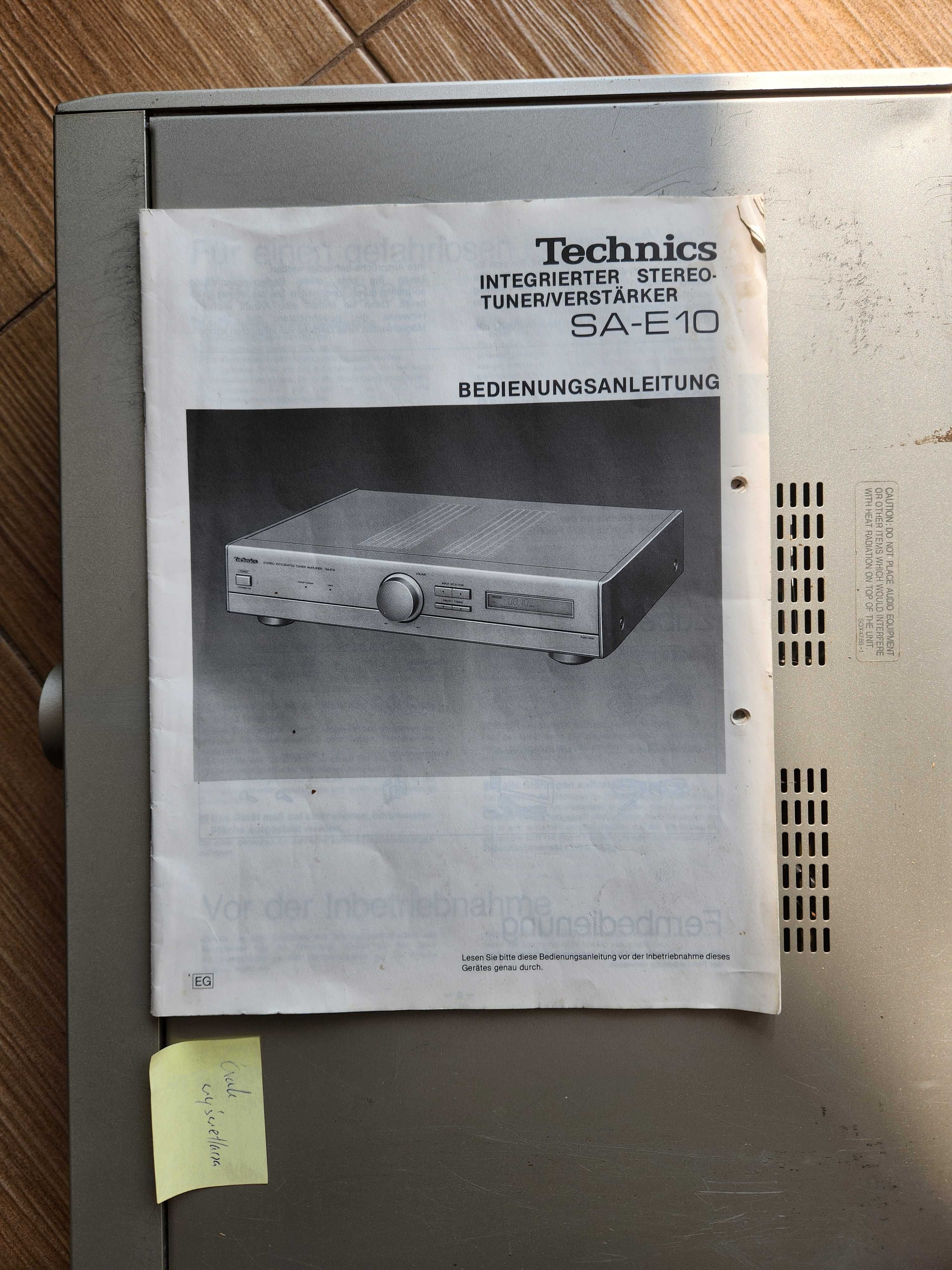 2x amplituner technics sa e10