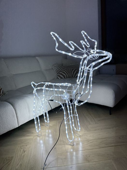 Renifer Led XXL 120cm z ruchomą glową