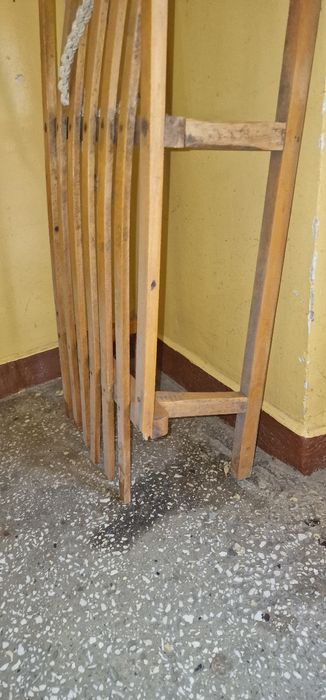 Drewniane sanki Łódź