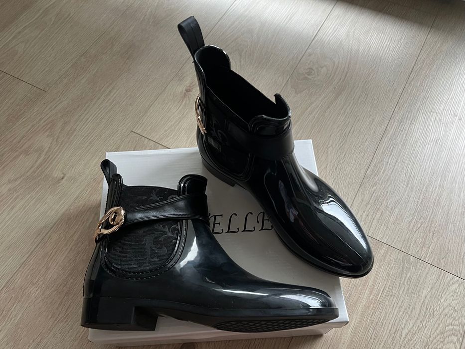 Kalosze damskie czarne BESTELLE