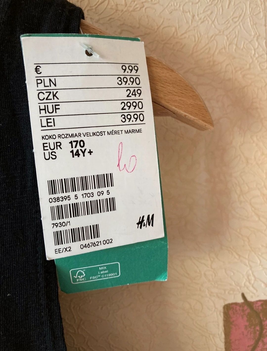 NOWA Z METKAMI prosta sukienka basic _ H&M _  bawełniana _Rozm. S / Xs