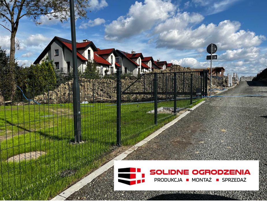 Kompletne ogrodzenie panelowe 1,23 FI4 bez podmurówki