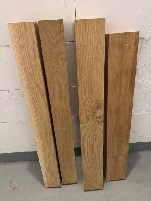 Belki dębowe sezonowane heblowane