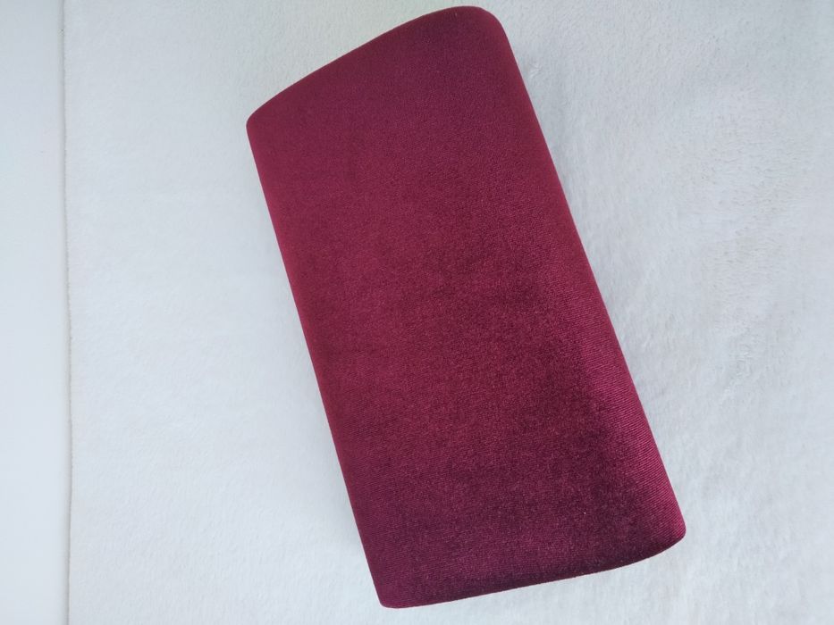 Клатч бордовий оксамитовий