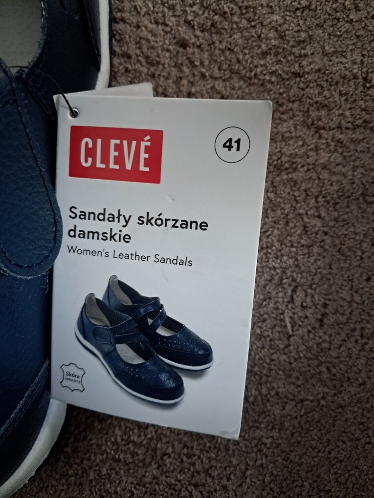 Buty Cleve 41 granatowe