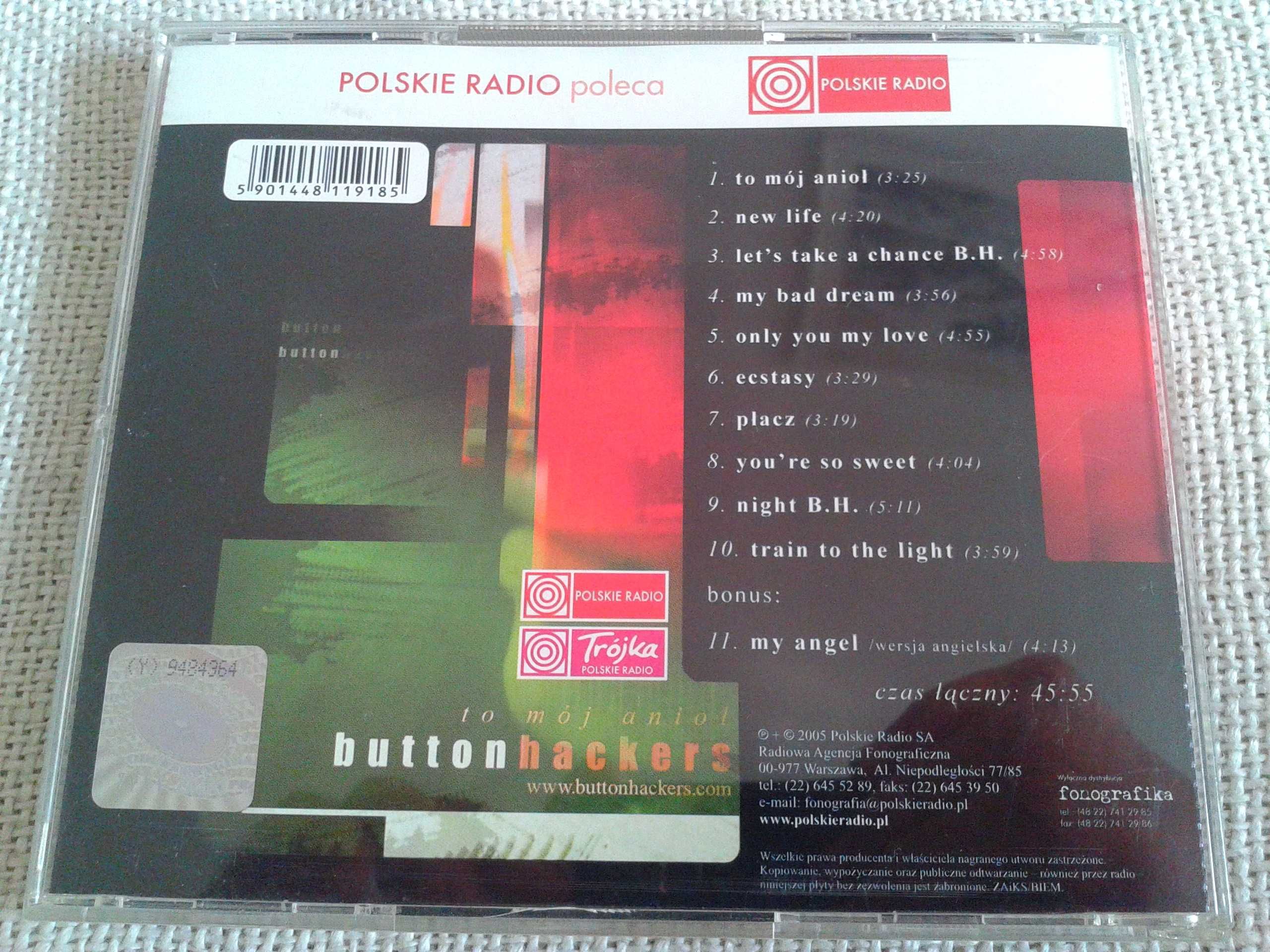 Button Hackers - To mój anioł  CD