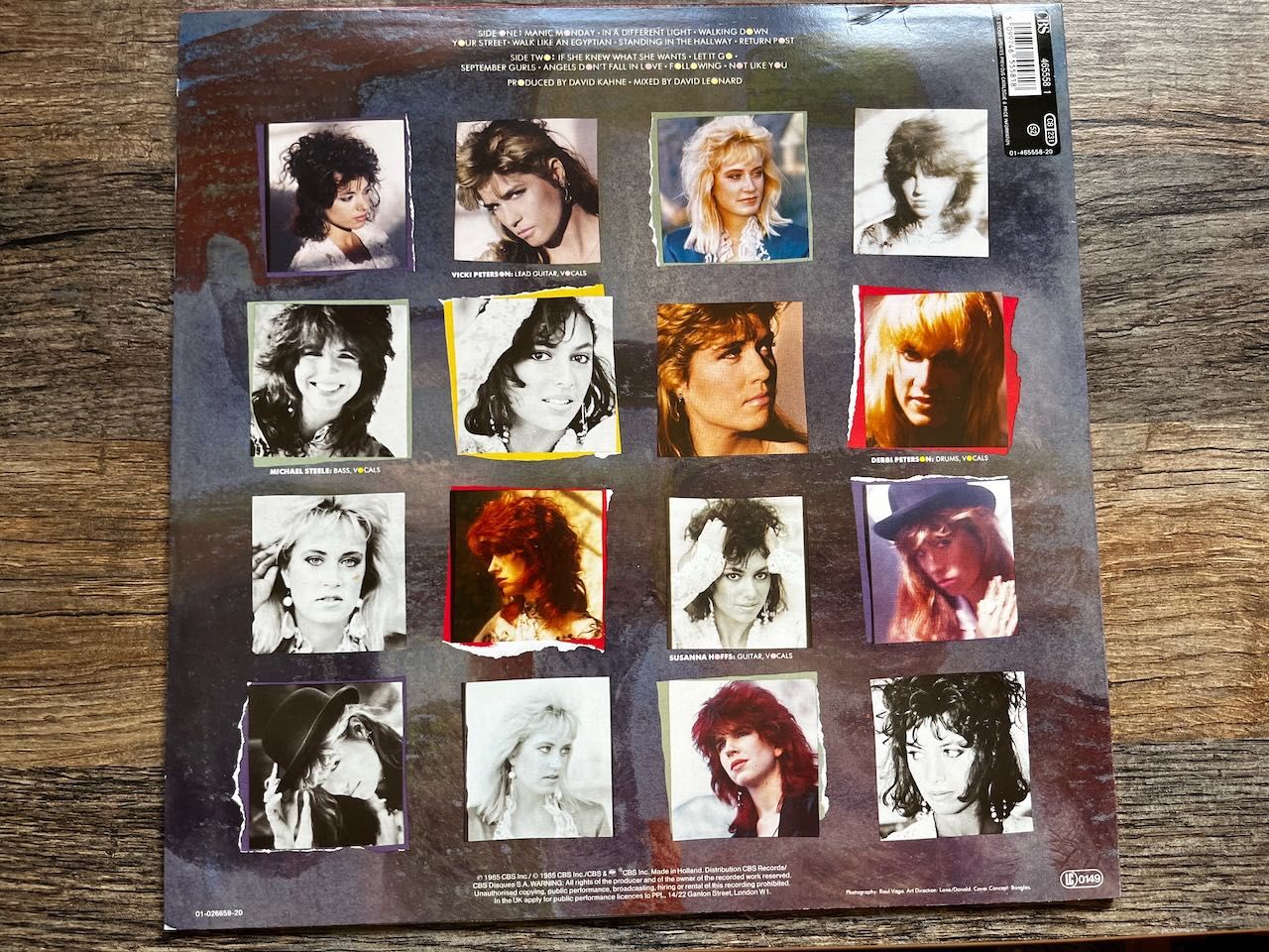 The Bangles – Different Light (1985, CBS 26659)