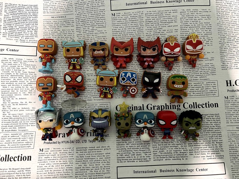 Funko Pop mini! Marvel Advent Calendar Фанко Поп міні Марвел Месники