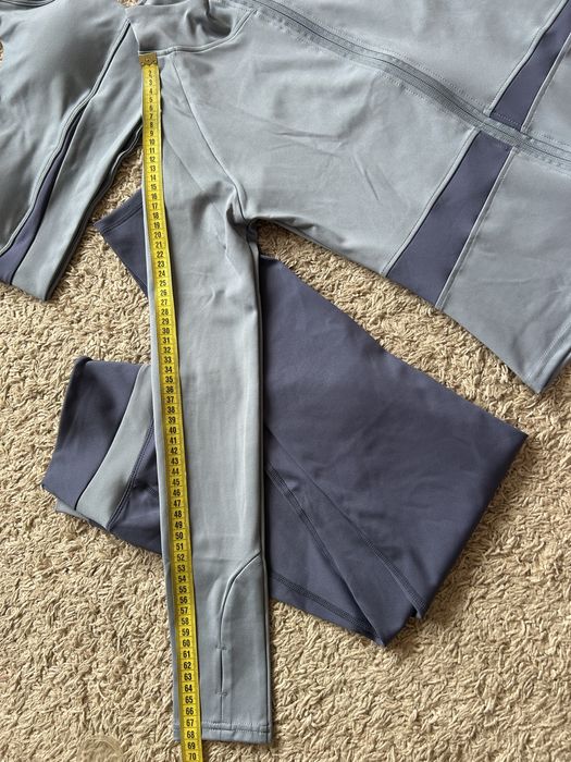 Костюм, лосіни, набор, топ, для фітнесу, спорту