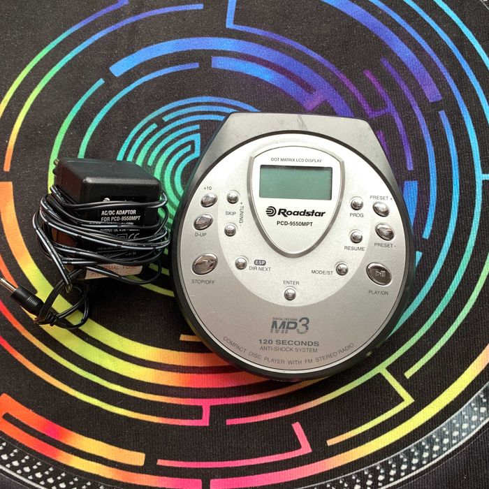 Програвач компакт-дисків ROADSTAR PCD 9550MPT , fm радіо,адаптер