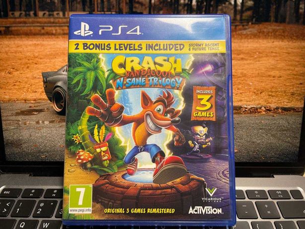 Диск Ps4 Crash Bandicoot N-Sane Trilogy, Sony Playstation 4