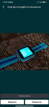 Смарт-часы Smart Baby Watch GPS Q100 синие