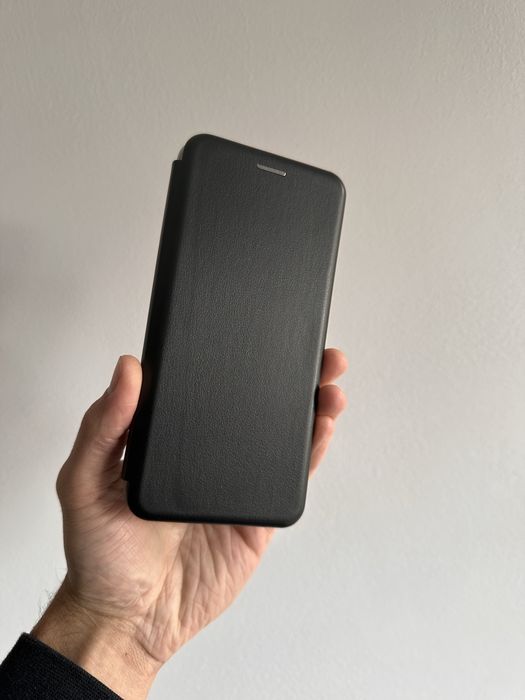 Etui z klapką zamykane czarne do SAMSUNG GALAXY A17