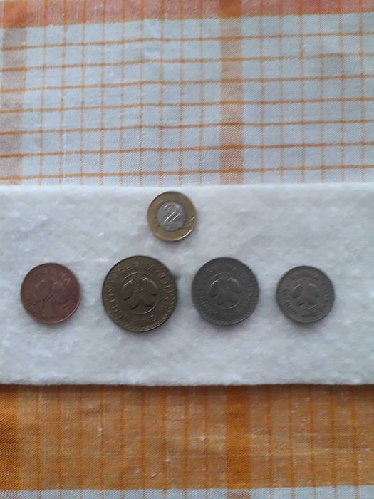 4 monety Ghana różne nominały komplet 8 zł