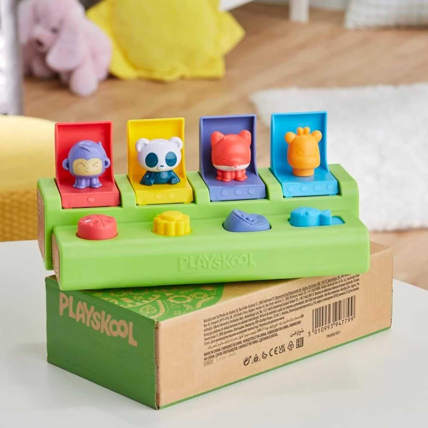 Playskool Zabawka Z Wyskakującymi Zwierzętami Dla Najmłodszych