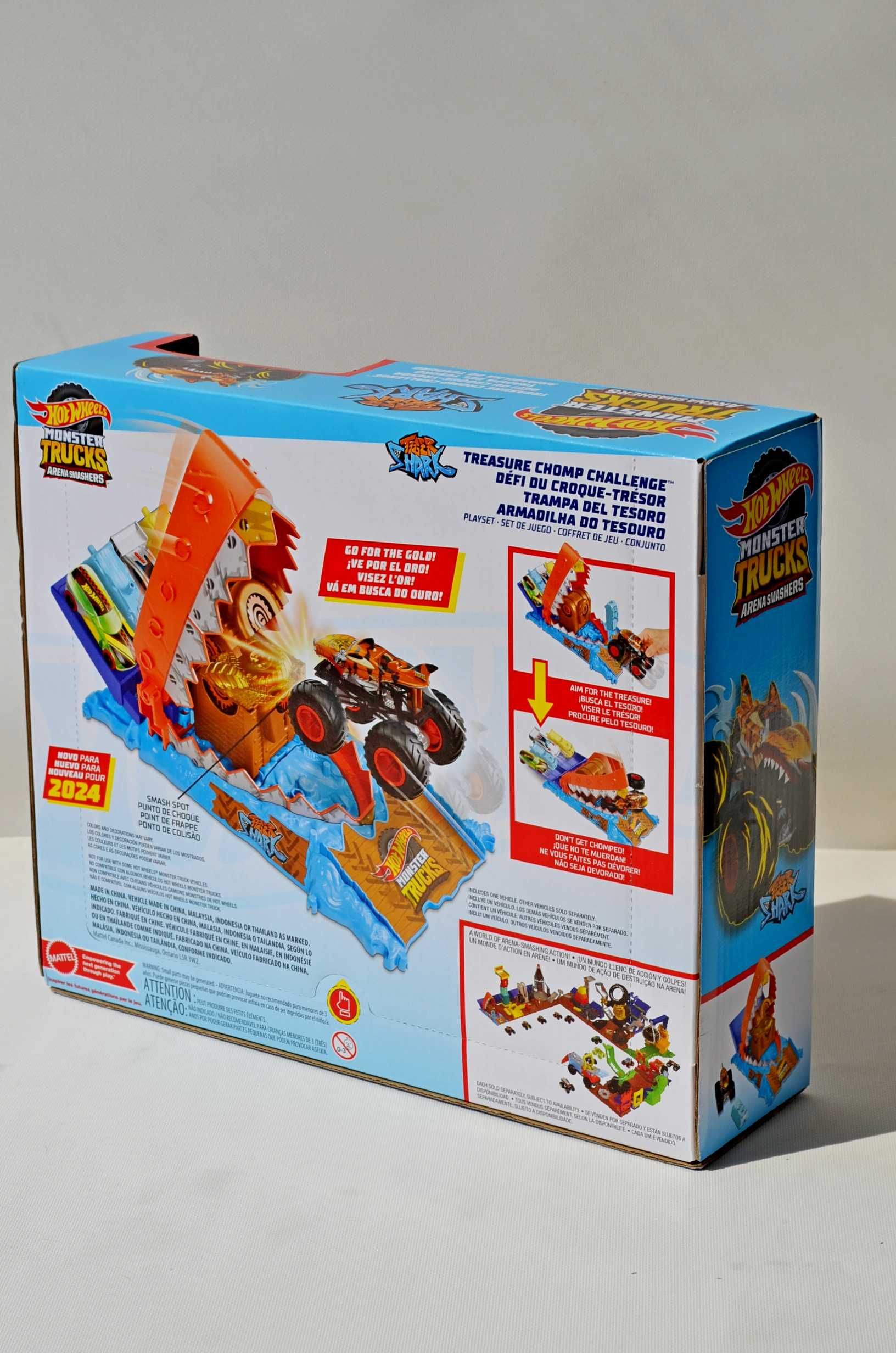 Трек пожежна Hot Wheels Monster Truck Alarm Trucks арена для стрибків