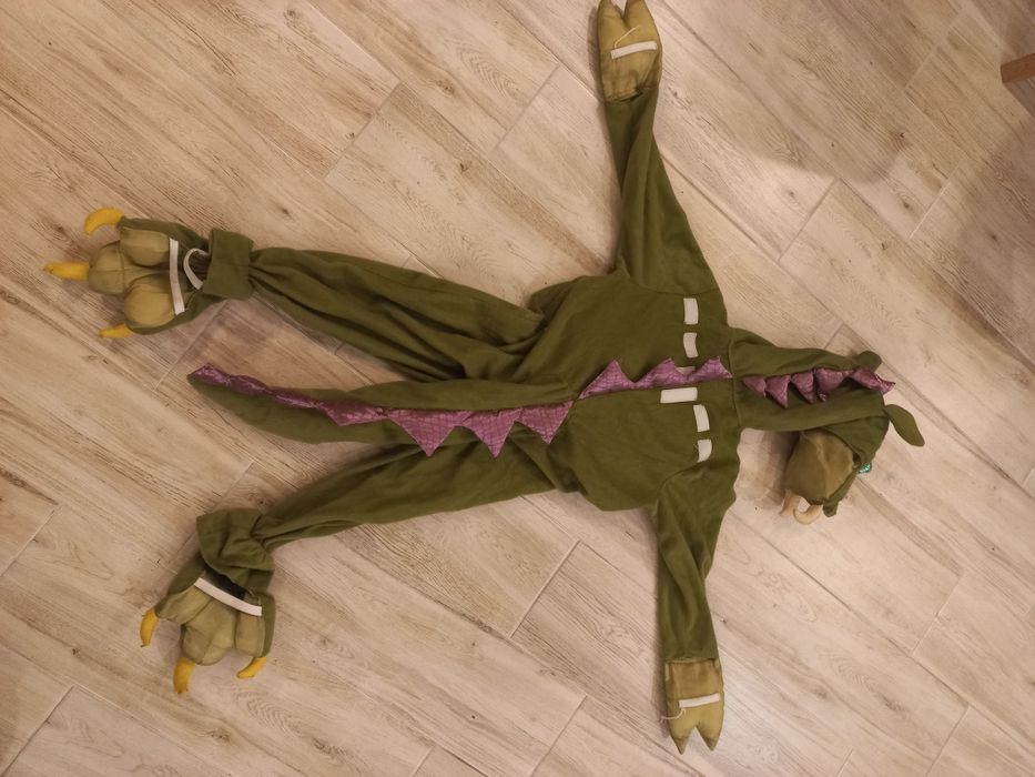 Strój na bal karnawałowy smok dinozaur bal przebierańców