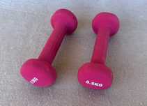 Halteres de fitness - 0,5kg x 2 - NOVOS