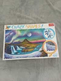 Puzzle Trefl Zorza 600 elementów Crazy Shapes