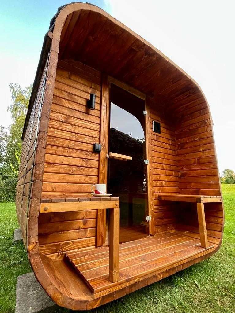 SAUNA OGRODOWA kwadro 2,2x2,2x2,5 m