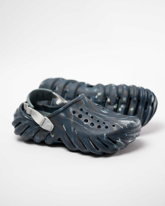 Мужские кроксы сабо Crocs Echo Marbled Clog (2 вида) Клоги Оригинал