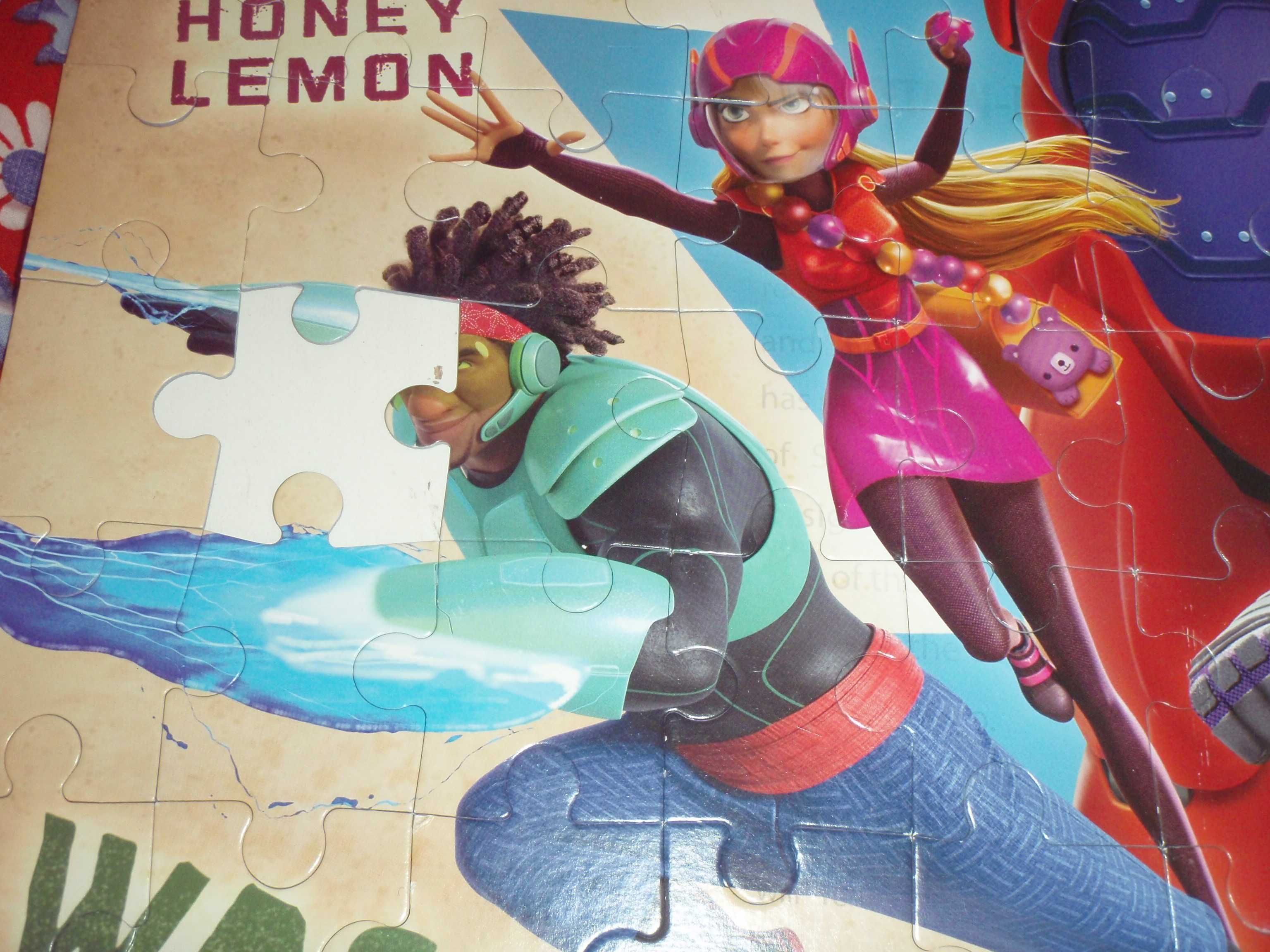 Puzzle 104 elem. SUPER HERO - Wspaniała Szóstka - Baymax i przyjaciele