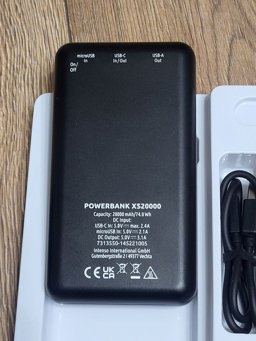 Fast Charge Павербанк Intenso 20000 mah