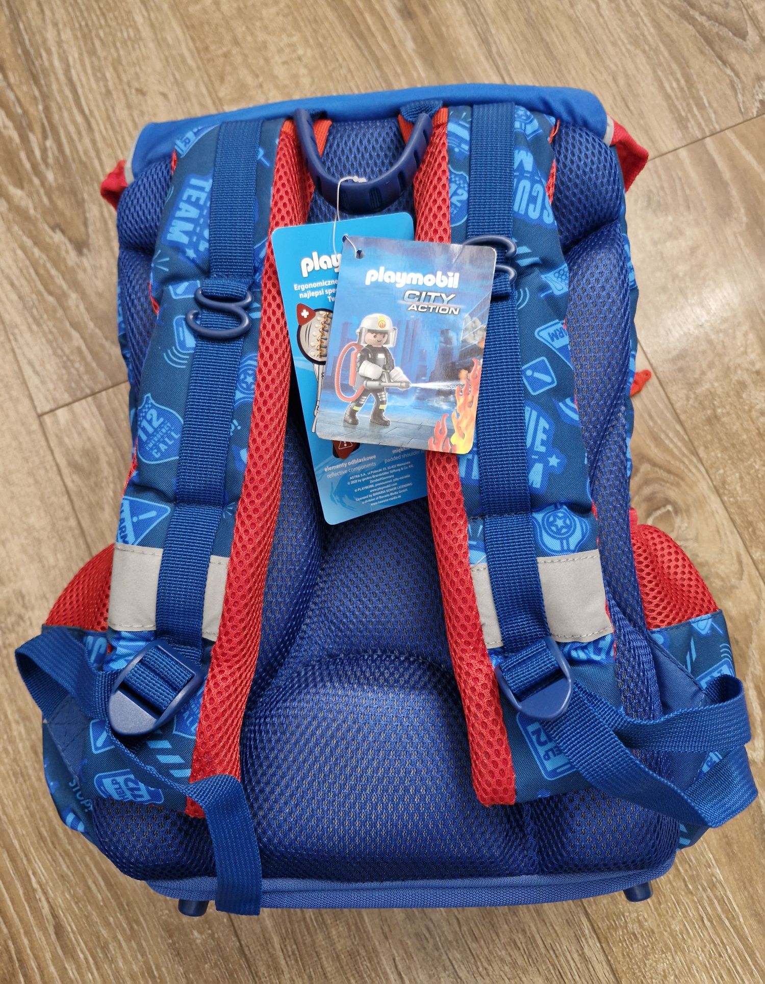Plecak dziecięcy playmobil Straż Pożarna
