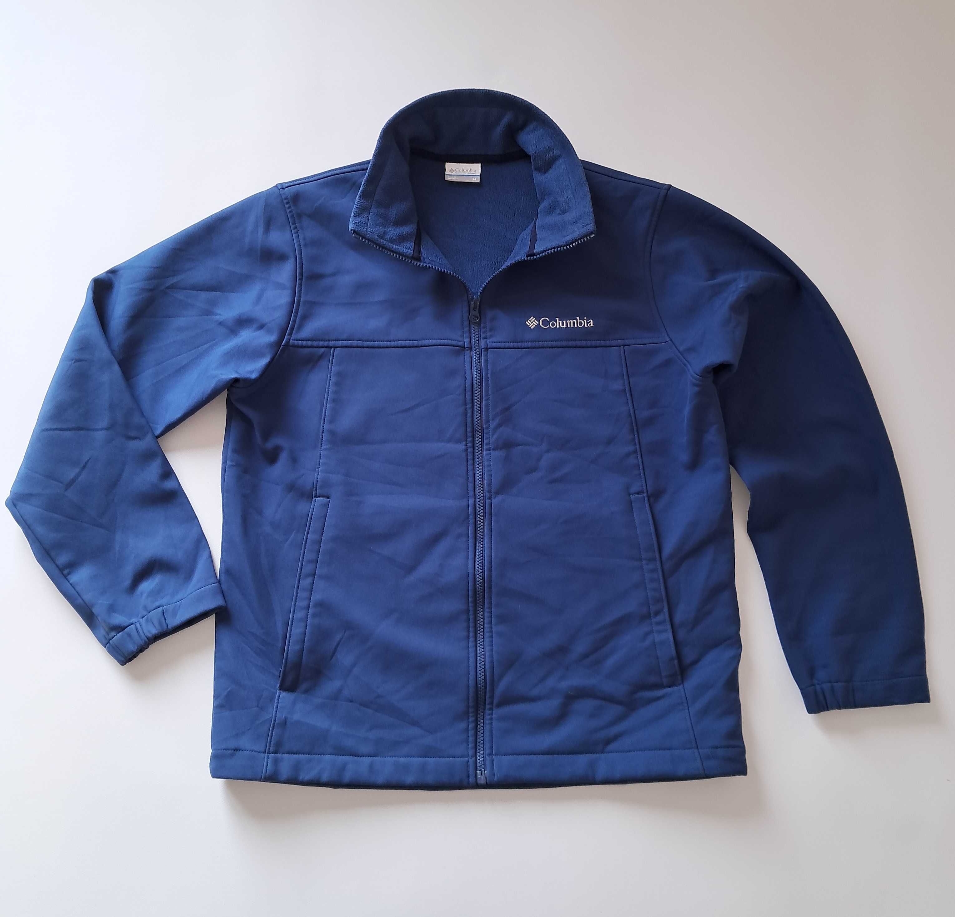 Мужская синяя софтшелл трекинговая куртка Columbia tnf softshell M-L