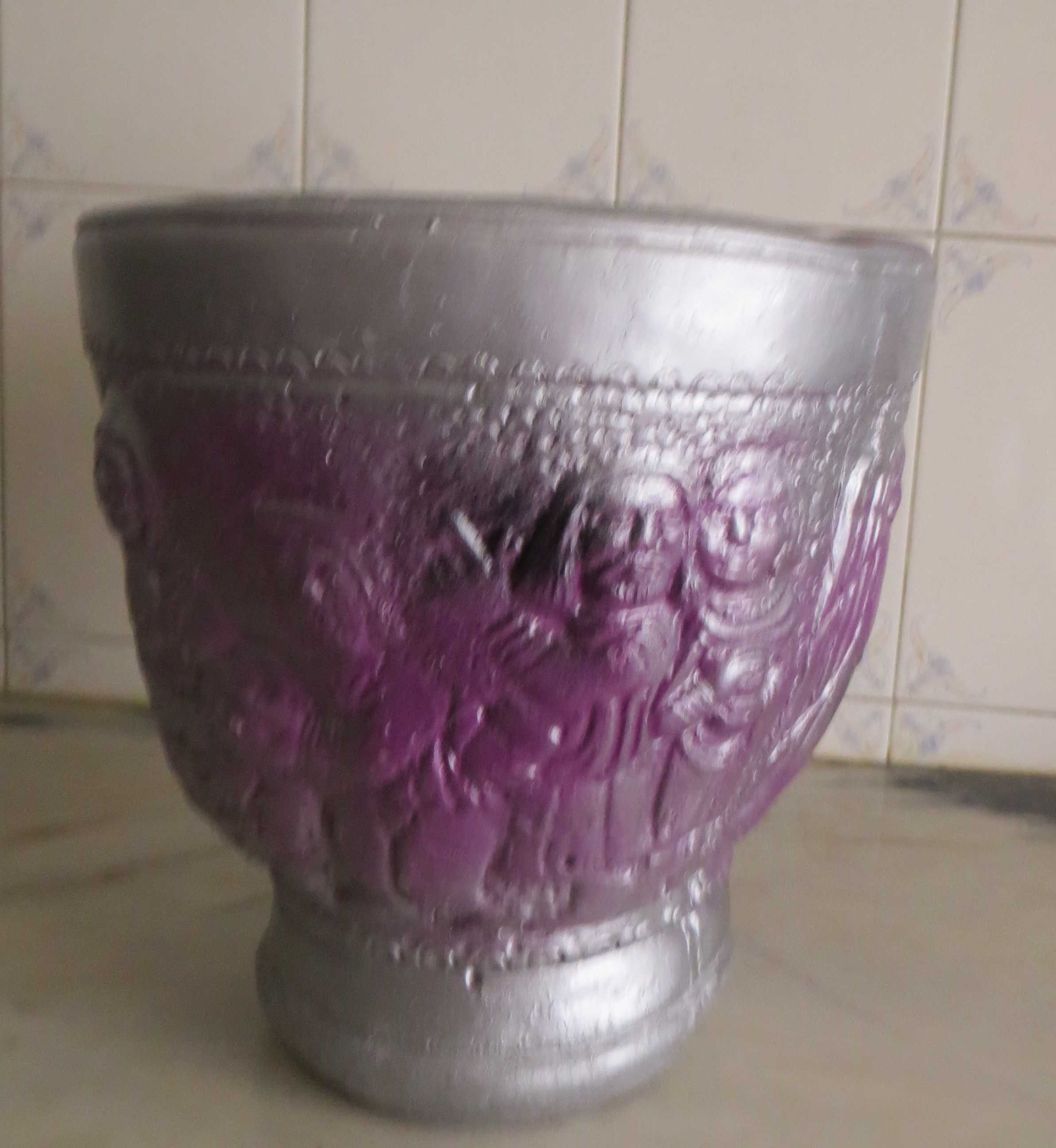 Vaso Rural para Plantas exterior/ interior feito e trabalhado à mão