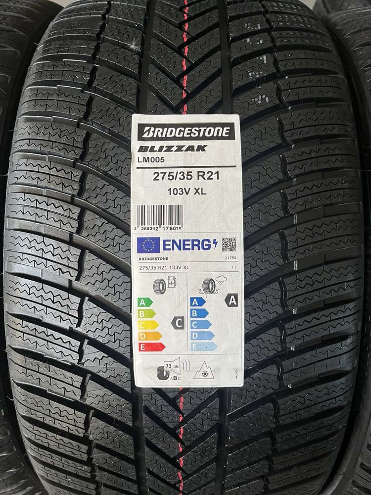 275/35/21+255/35/21 R21 Bridgestone Blizzak LM005 4шт нові зима