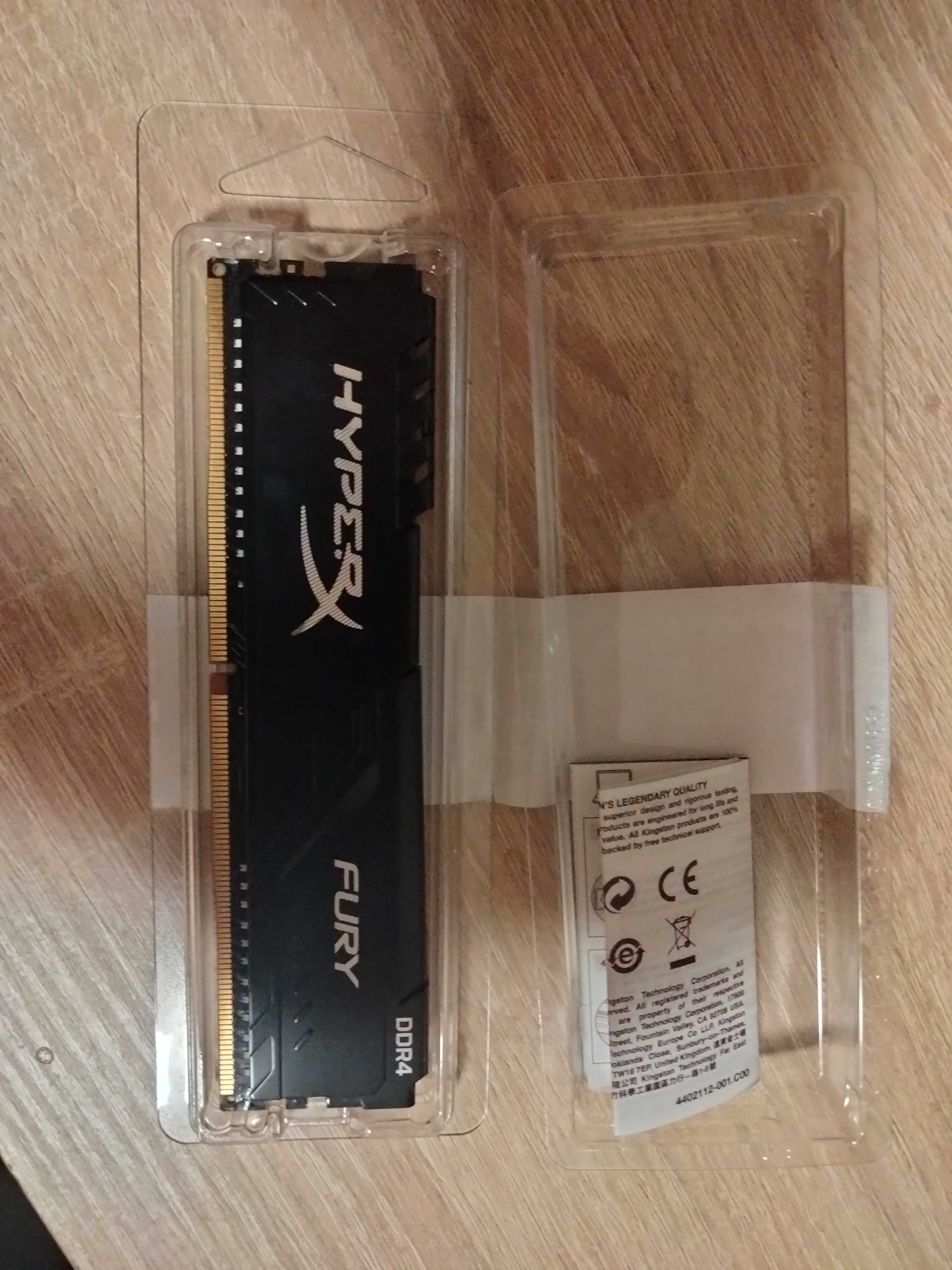 Оперативна память Kingston HyperX Fury DDR4 4 gb 2400 mhz