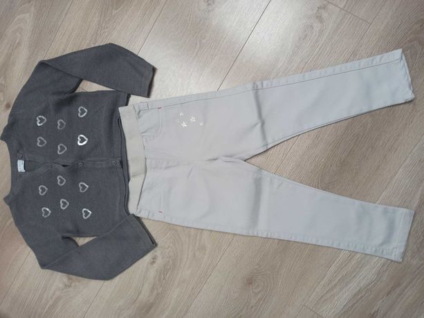 Komplet spodnie Coccodrillo i sweterek 51015 r.104