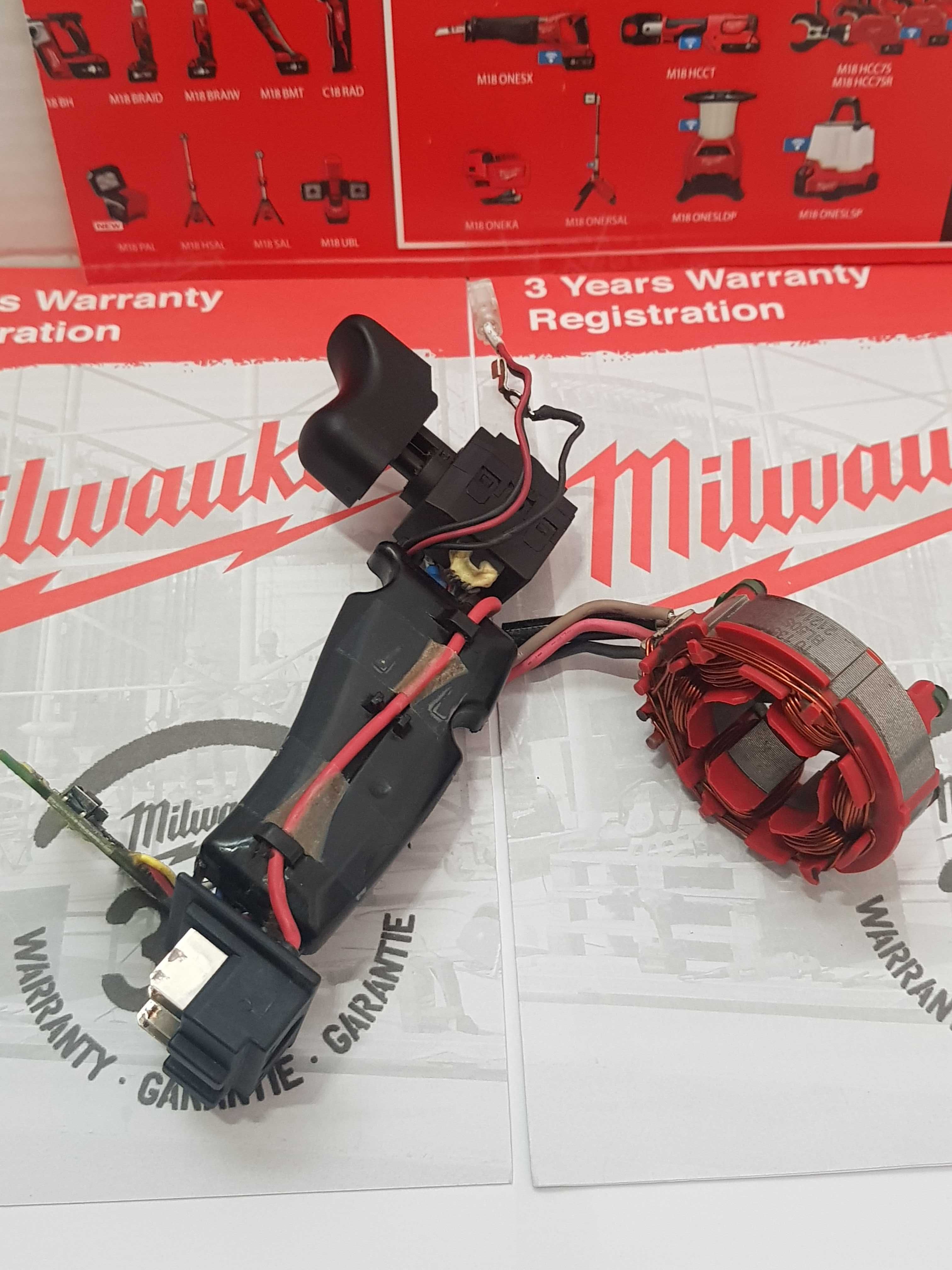 Wylacznik + elektronika do MILWAUKEE M18 FID2 klucz udarowy zakrętarka