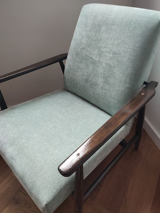 Fotel lisek klubowy PRL