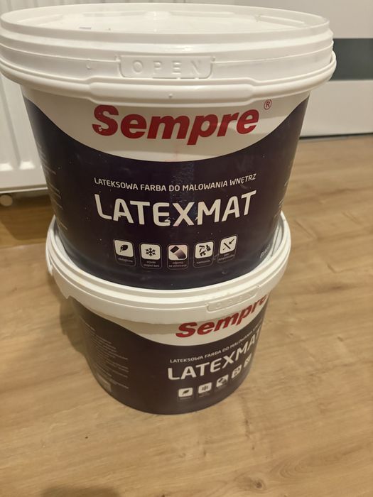 Farba lateksowa SEMPRE LATEXMAT do wnętrz - biała