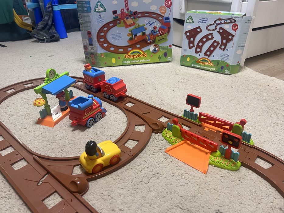 Happyland Village Train Set Extension Pack , поезд, железная дорога,