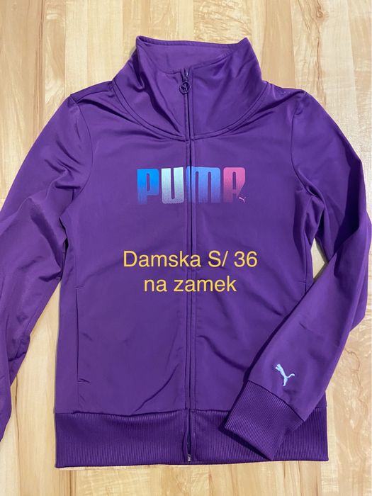 Puma rozm S/ 36 damska bluza bluzka na zamek fioletowa z Kanady
