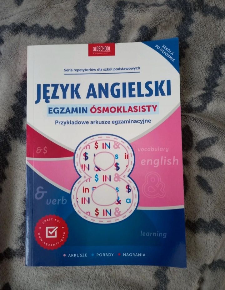 Repetytorium ósmoklasisty z języka angielskiego (arkusze)